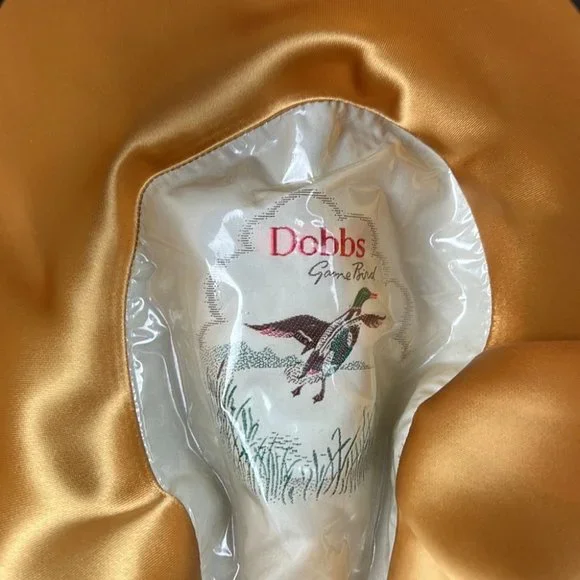 SOLD - Vintage Dobbs Game Bird Fedora Hat - Picture 4 of 9